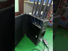 8 밴드 맨팩 드론 신호 방해기 400W 배낭 UAV 휴대용 안티 드론 방해기