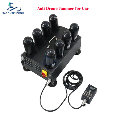 8채널 400W 안티 드론 신호 방해기 1.5G 2.4G 5.8G 5.2G FPV 드론 방해기 자동차용