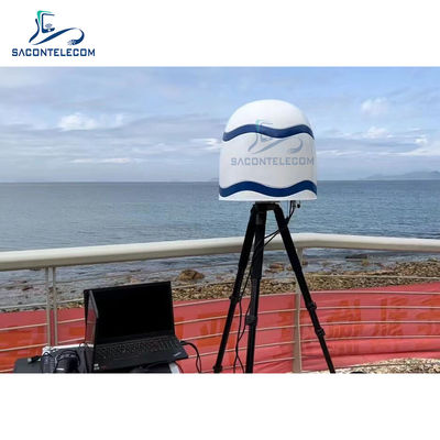360도 3km 거리 드론 탐지 기능 탑재 전방위 UAV 신호 재머 (드론 대응 시스템용)