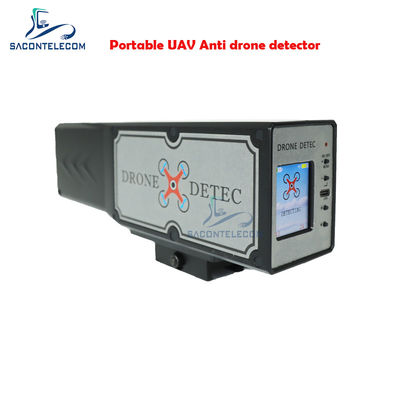 휴대용 드론 신호 감지기 1.8 인치 LED 2.4G 5.8G 2KM 거리 배터리 내장