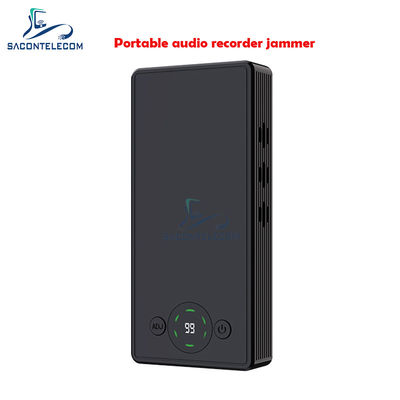 120DB 음압, 300° 녹음 방지 방향, 4000mAh 배터리를 갖춘 휴대용 오디오 녹음기 재머