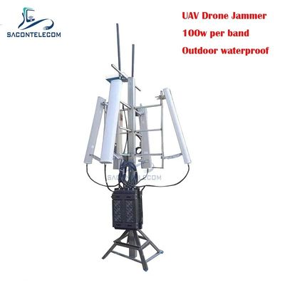 700W 3KM 야외 방수 드론 신호 재머 GPS 신호 재머 (UAV용)