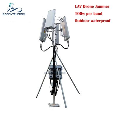 700W 3KM 야외 방수 드론 신호 재머 GPS 신호 재머 (UAV용)