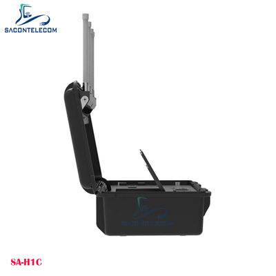 휴대용 가방 UAV 드론 탐지기 DJI FPVs WiFi DIY 드론 탐지기 최대 10km 거리