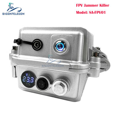 휴대용 50W 고출력 휴대용 드론 재머 (2.4G FPV 신호 차단 기능 포함)