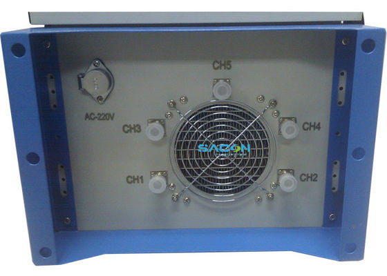 외부 방수 드론 신호 방해기 5 밴드 항공기 / 교도소, 215W 전력