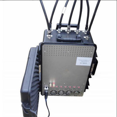 7 밴드 휴대용 컨보이 폭탄 방해기 군사 신호 방해기 수하물 케이스 350w