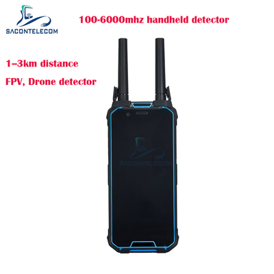 H2L 1.5km 범위 휴대용 드론 로케이터 100-6Ghz 휴대용 FPV 드론 탐지기