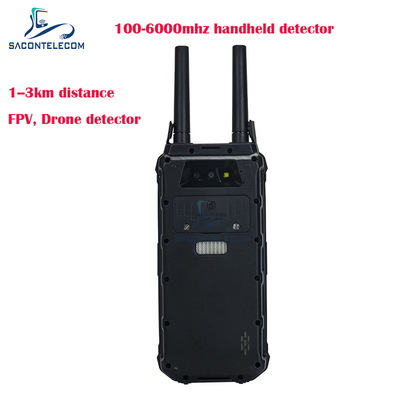 H2L 1.5km 범위 휴대용 드론 로케이터 100-6Ghz 휴대용 FPV 드론 탐지기