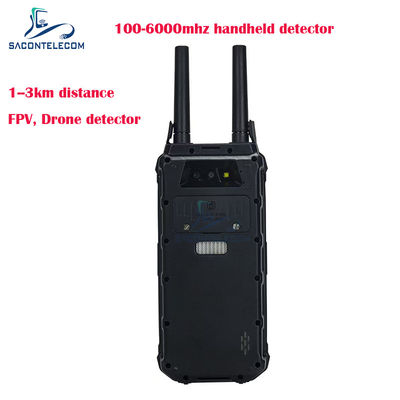 H2L 1.5km 범위 휴대용 드론 로케이터 100-6Ghz 휴대용 FPV 드론 탐지기