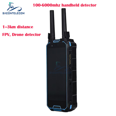 H2L 1.5km 범위 휴대용 드론 로케이터 100-6Ghz 휴대용 FPV 드론 탐지기