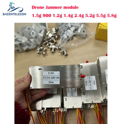 30W 1.5G 맞춤형 주파수 RF 재밍용 GPS 드론 방해기 모듈