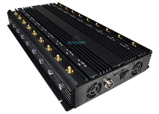 18 안테나 42W 고전력 휴대전화 신호 방해기