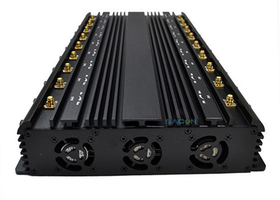 42W 고출력 휴대폰 재머 (2G, 3G, 4G, 5G 및 2.4G 신호 차단용 18채널