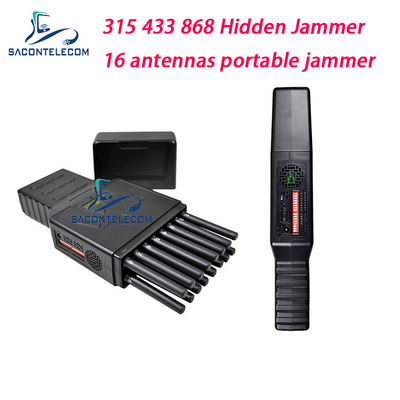 16 안테나 2G 3G 4G 5G GPS 와이파이 차단용 12000mAh 12W 휴대용 신호 방해기