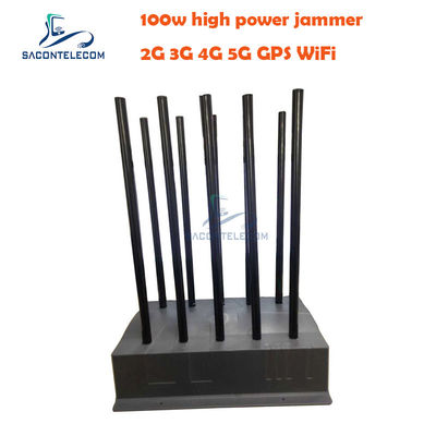 100W 고출력 10채널 VHF UHF GPS 신호 재머