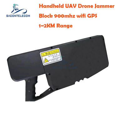 GPS 2.4G UAV 드론 신호 방해기 4000mAh 1.2km 40w RF 블루투스