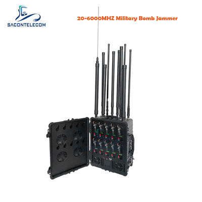 1350w 군사 DDS 컨보이 폭탄 방해기 20 밴드 20-6000mhz