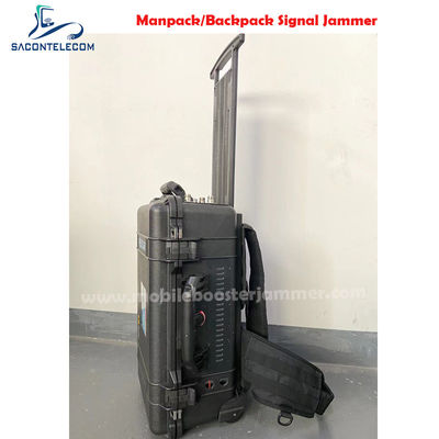 120W 고출력 6채널 펠리칸 케이스 맨팩 재머 (2G 3G 4G 5G VHF UHF GPS WiFi 차단용)