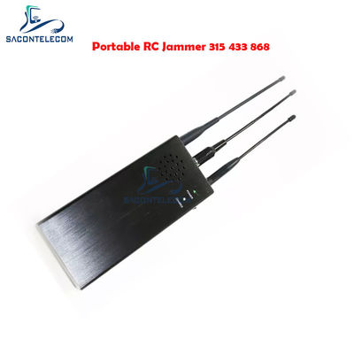 100m 전파 방해 반경 및 8000mAh 배터리를 갖춘 10W 출력 자동차 원격 신호 재머