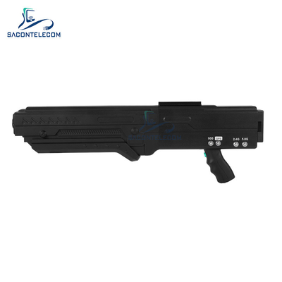 1.2KM 거리 총 드론 휴대용 UAV 신호 방해기 2.4G 5.8G GPS 900mhz