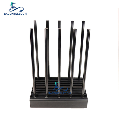10 채널 와이파이 디스럽터 전파 교란기 100w 전원  2G 3G 4G 5G GPS 와이파이 일한 24 시간