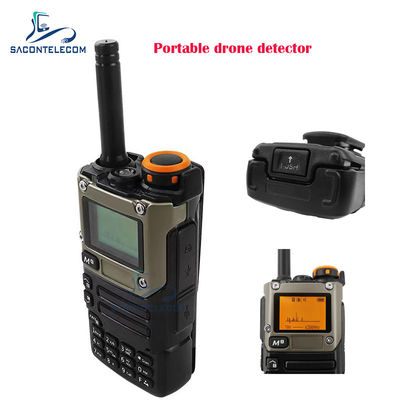 휴대용 드론 탐지기 (탐지 거리 600-800m, 주파수 대역 700MHz-6GHz, 작동 각도 360도)