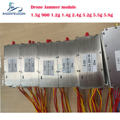 1.2G 30W RF 재밍 모듈 드론 방해기 모듈 맞춤형 주파수 UAV 방어용