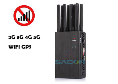 와이파이 2.4G 5.8G GPS 2G 3G 4G 8 밴드 가지고 다닐 수 있는 모바일 신호 전파 교란기