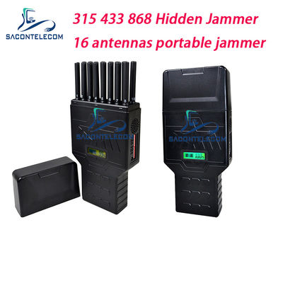 16 안테나 2G 3G 4G 5G GPS 와이파이 차단용 12000mAh 12W 휴대용 신호 방해기
