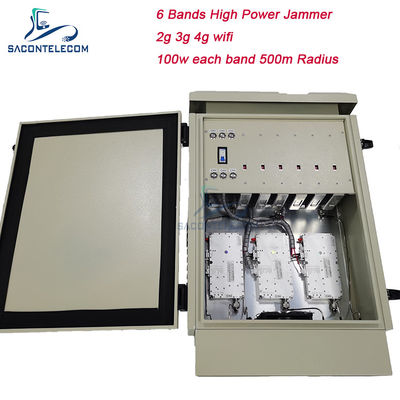 IED 600m 600w 야외 폭탄 방해기 5.2G 5.8G 5G 방수