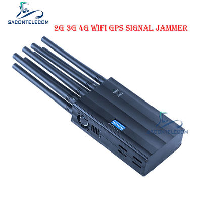 LTE 2600 AC100V 휴대용 신호 방해기 2G 3G 4G GSM DCS WiFi GPS 방해기