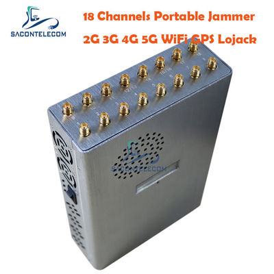 240VAC 12000mAh 신호 방해 차단기 2.4G 5.8G 자동차 리모컨 18W