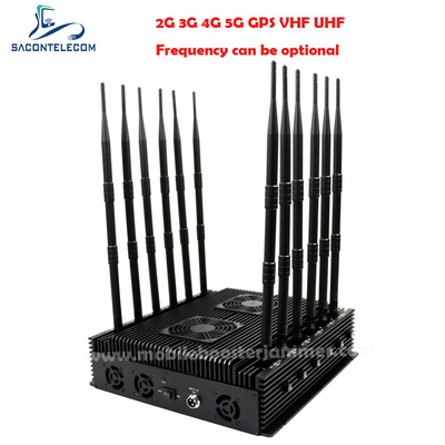 실내 2.4G 5.8G 블루투스 와이파이 신호 방해기 12 안테나 80w DCS PCS