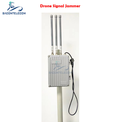 5kg 야외 드론 신호 방해기 25w 2.4G 5.8G 와이파이 GPS 500m 거리